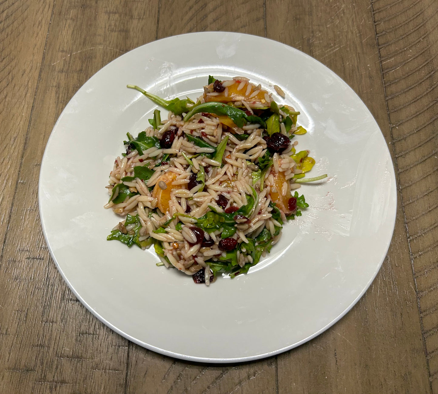 Cranberry-Orange Orzo Salad (Vegan)