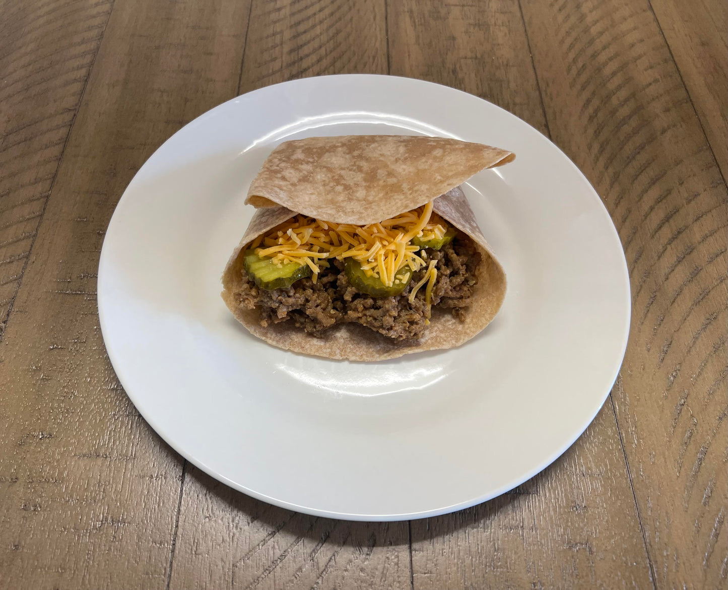 Cheeseburger Quesadilla HE