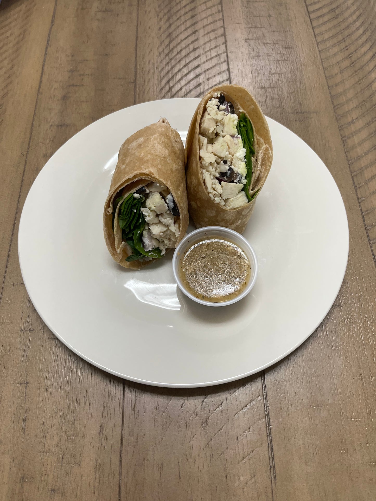 Greek Chicken Wrap HE
