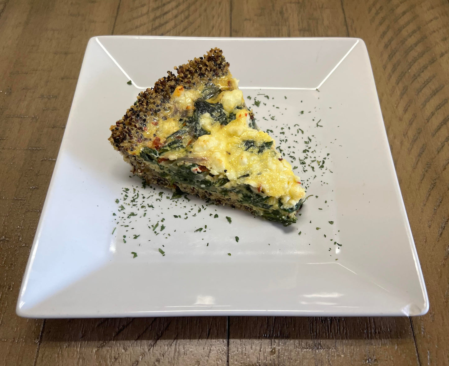 Spinach and Feta Quiche - Weight Loss