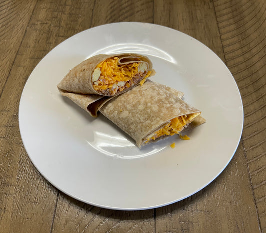 Turkey Sausage and Cheddar Cheese Breakfast Burrito WL