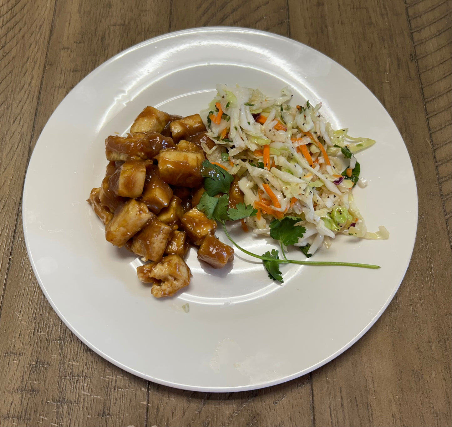 Crispy Tofu with Peanut Sauce (Vegan)