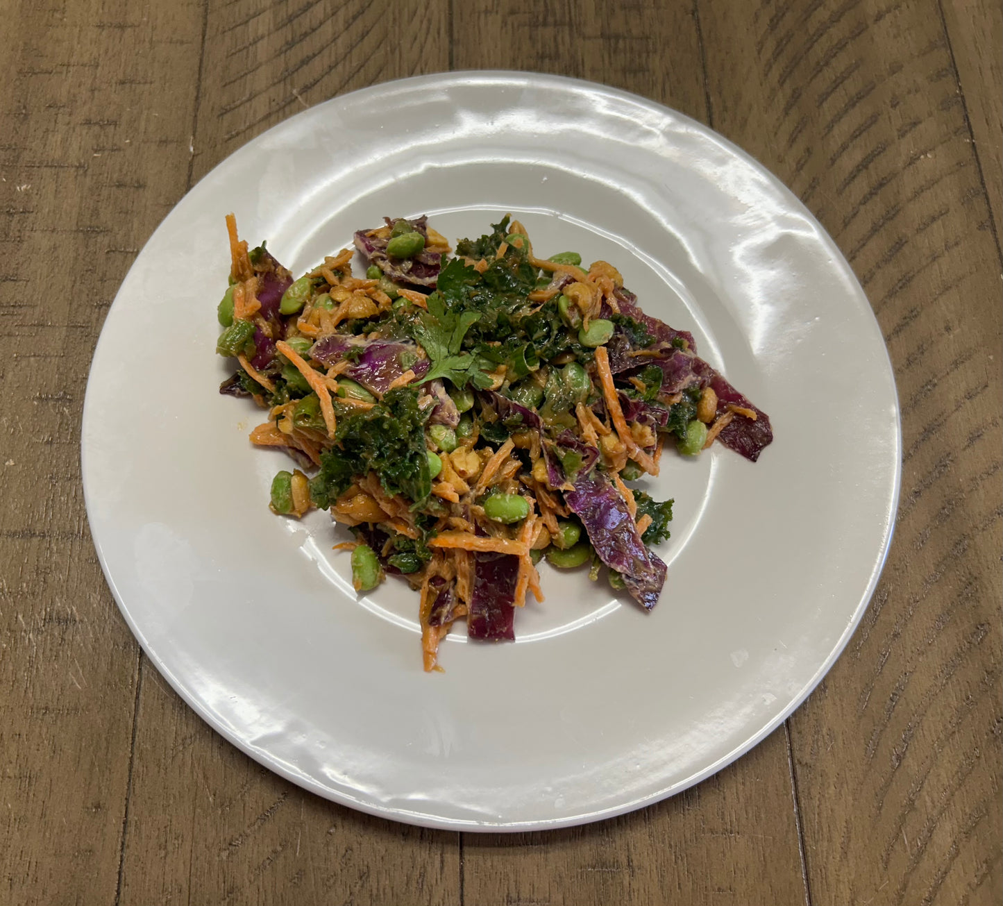 Edamame Salad with Peanut Sauce (Vegan)