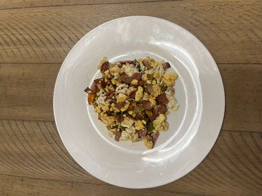 Healthy Southwest Breakfast Scrambler HE