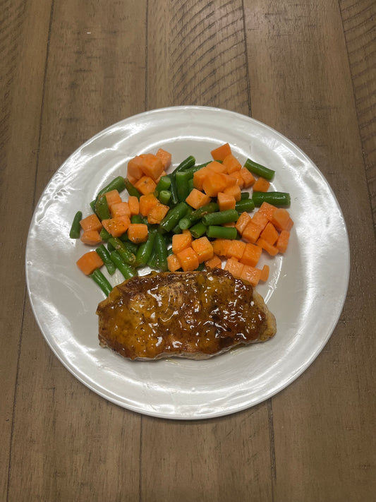 Peach Glazed Pork Tenderloin HE